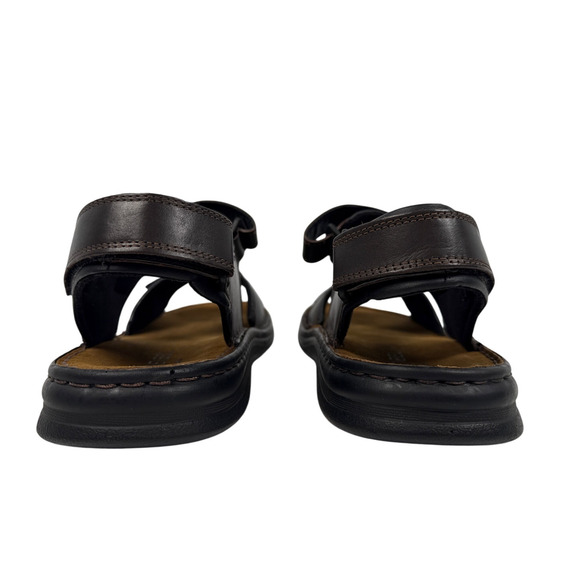 Josef Seibel Rafe Sandals Mens 10.5 EU 44 Dakota Brown Leather Straps 10104 main image 4